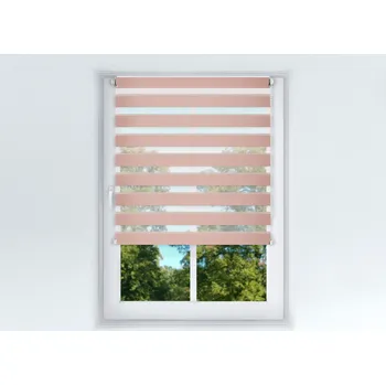 Roleta FEXI Zatemňovací Roleta Den a noc, Origin slim starorůžová, A 037 v POLO kazetě, 150x30 cm