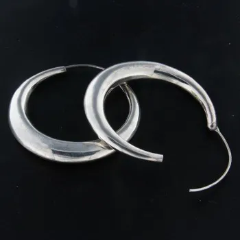 Náušnice Stříbrné náušnice kroužky