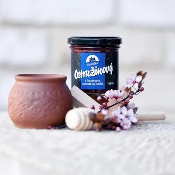 Ostružinový džem pasírovaný s čekankovým sirupem 165 g bez přidaného cukru Kvasnička