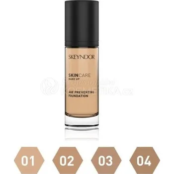 Přípravek na tvář Skeyndor SkinCare Age Preventing Foundation Make-up - Make-up proti stárnutí pleti Tester - č. 02