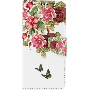 Pouzdro na mobilní telefon Pouzdro Xiaomi Poco M3 knížkové Něžné květy (kryt neboli obal na Xiaomi Poco M3)