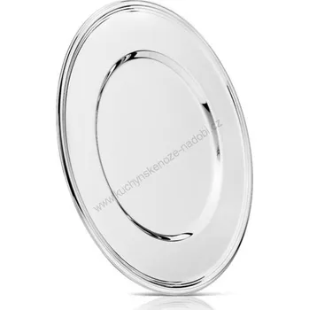 Servírovací tác LINES, kulatý - Zilverstad (Kulatý servírovací podnos LINES - Zilverstad)