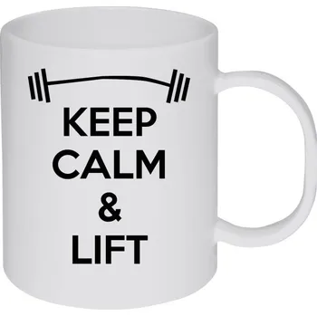 Hrnek 330 ml - plastový Keep calm and lift