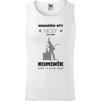 Pánské tílko Pánské tílko Malfini Core Nesnáším být sexy, ale jsem kominík