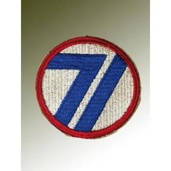 Příslušenství pro sportovní střelbu Nášivka US Army 71th Division WW II