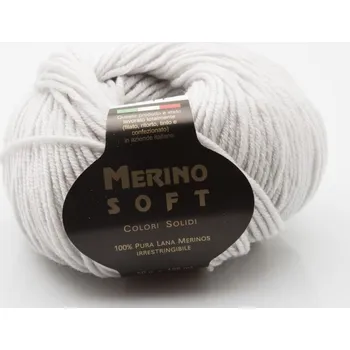 Příze Příze Rial Filati Merino Soft světlá šedá