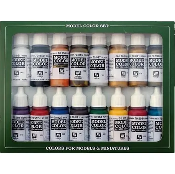 Modelářská barva Vallejo Model Color 16 color Set 70143 Imperial Rome (16)