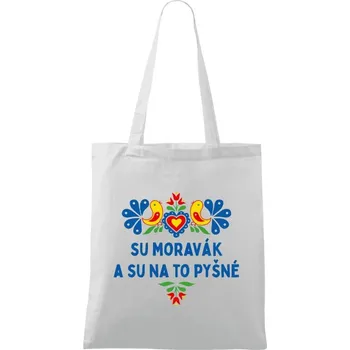 Látková taška Su Moravák a su na to pyšné.