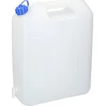 Plastový kanystr na vodu s plastovým kohoutkem, objem 20 litrů