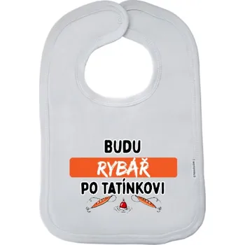 Bryndák Dětský bryndák New Baby Budu rybář po tatínkovi