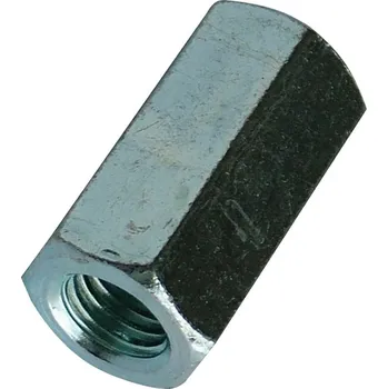 Matice Matice prodlužovací M12 x 36 DIN 6334 zinek bílý