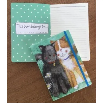 Blok Zápisník - Toffee & Treacle A5, Alex Clark (Zápisník, blok s kočkou, kočka)
