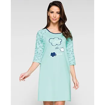 Dámské pyžamo Dámská noční košile s dlouhým rukávem 372 - Regina