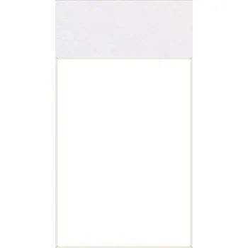 Rám na obraz HAMA pasparta 30x40cm pro fotografii A4, arkticky bílá, šikmý bílý řez