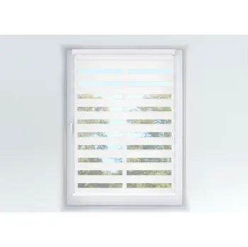 Roleta FEXI Zatemňovací Roleta Den a noc, Origin slim bílá, A 030 v MAXI kazetě, 150x30 cm