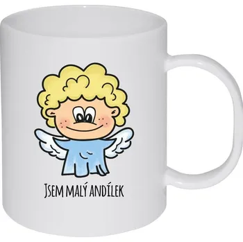 Hrnek 330 ml - plastový Jsem malý andílek