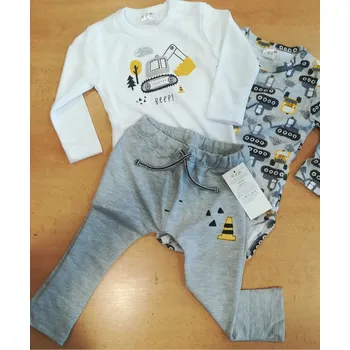 Kojenecký body Souprava 2x body+kalhoty Karen Velikost: 80, Vzor: BAGR