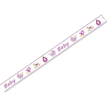 Lepicí páska URSUS Washi Tape - dekorační lepicí páska - MIMINKO - RŮŽOVÁ