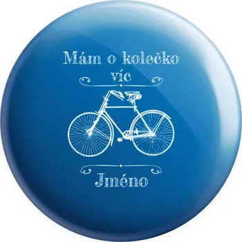 Placka Mám o kolečko víc se jménem