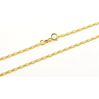 Řetízek Řetízek ze žlutého zlata figaro ZLR1180F 55 cm + DÁREK ZDARMA