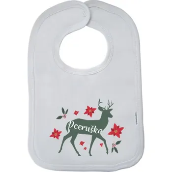 Bryndák Dětský bryndák New Baby Jelen s květinami - dceruška