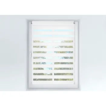 Roleta FEXI Zatemňovací Roleta Den a noc, Origin slim bílá, A 030 v POLO kazetě, 150x30 cm