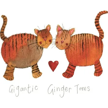 prostírání Korkové prostírání Gigantic Ginger Toms - Alex Clark, 29 x 21,5 cm (Prostírání s kočkou, kočka)
