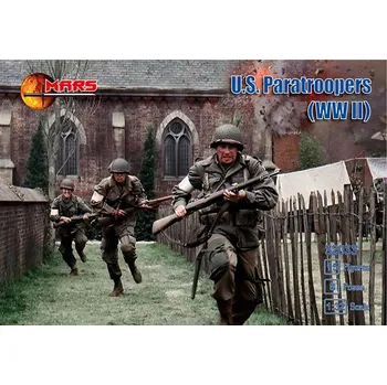 Plastikový model Mars Figures 1/32 WWII U.S. Paratroopers