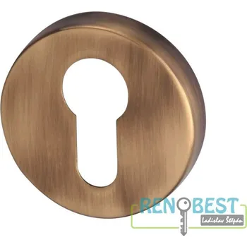 Dveřní kování Rozeta PZ ke kování AC-T bronz (PK) pár