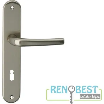 Dveřní kování AC-T Dveřní kování APOLL OV matný nikl Rozteč: 72 mm, Provedení: pro vložku - PZ, Povrchová úprava: nikl mat.