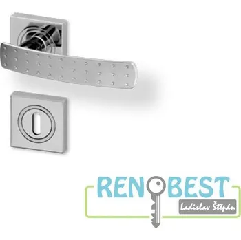 Dveřní kování AC-T Dveřní kování BREMEN R HR chrom vulcan gray Provedení: pro vložku - PZ, Povrchová úprava: chrom