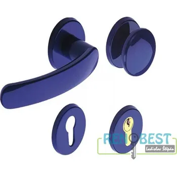 Dveřní kování ZELINGER Dveřní klika ELEGANT s koulí Barva: hnědá