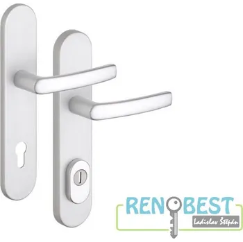 ROSTEX Bezpečnostní kování EL 4 Rozteč: 90 mm, Provedení: klika/klika, Povrchová úprava: elox černá mat