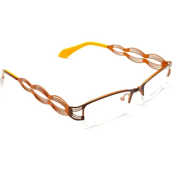 Brýlová obroučka Dámské dioptrické brýle Vesper&James VJ119brownorange