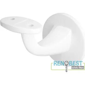 Zábradlí AC-T Držák madla schodišťového lakovaný bílý Barva: bílý