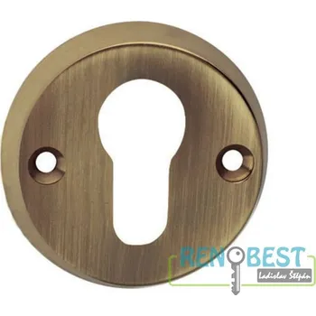 Dveřní kování AC-T Rozeta PZ krycí bronz pár