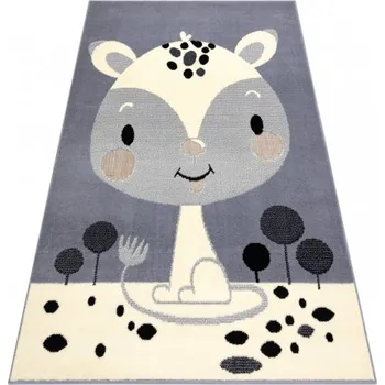 Koberec Balta Dětský kusový koberec BCF FLASH 3995 - Liška šedý Rozměr: 120x160 cm