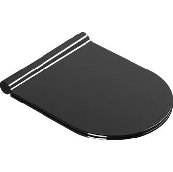 WC sedátko Catalano Colori WC sedátko SoftClose, Take off, černé matné, 5SCSTPNS