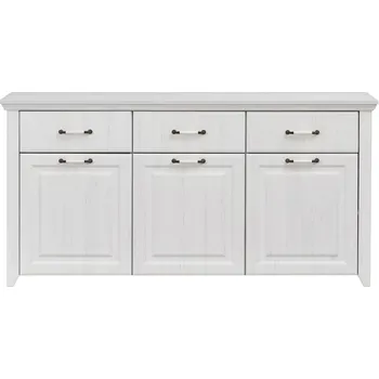 Komoda Komoda široká rustic bílá RUSTIC