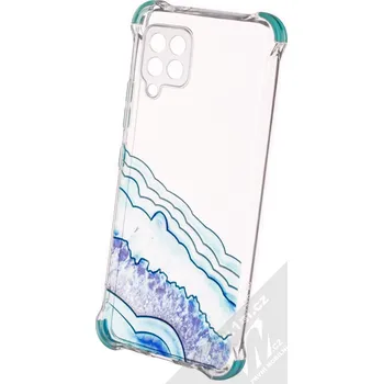 Pouzdro na mobilní telefon 1Mcz Trendy Vodomalba Anti-Shock Skinny TPU ochranný kryt pro Samsung Galaxy A42 5G průhledná modrá (transparent blue)