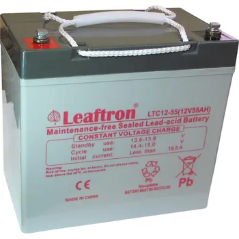 Lodní motor Akumulátor Leaftron LTC12-55 (12 V/55 Ah)