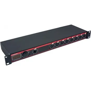 Switch XND-8 in: RJ45, out: 8x XLR3 Rack
