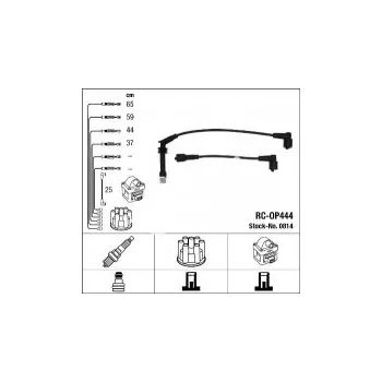 Zapalovací kabel Sada kabelů pro zapalování NGK RC-OP444 - OPEL