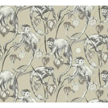 Tapeta A.S. Création | Vliesová tapeta na zeď Michalsky 4 37982-3 | 0,53 x 10,05 m | bílá, krémová, šedá + Bílá, krémová, šedá vliesová tapeta na stěnu 379823 v rozměru 0,53 x 10,05 m