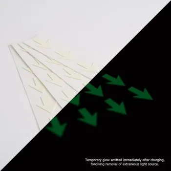 Lepicí páska PHOTOLUMINESCENT ‘GLOW’ ARROWS - fosforové šipky