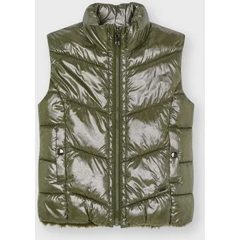 Dívčí mikina Mayoral Oboustranná dívčí vesta zelená Mayoral 4379 Rozměr: 116