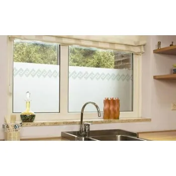 Okenní dekorace PATIFIX | samolepicí okenní fólie na sklo 11-2500 | šíře 45 cm | ornament + Samolepicí tapeta ornament na okno a sklo (metráž) PATIFIX 11-2500 v šíři 45 cm