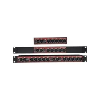 Switch XSR - DMX & RDM Splitter 3pin XLR 1x XLR3 In - 1x XLR3 Through - 5x XLR3 Out single Rack