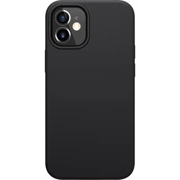 Pouzdro na mobilní telefon Nillkin Flex Pure Liquid Silikonový Kryt černý, pro iPhone 12 mini 5.4 2455314