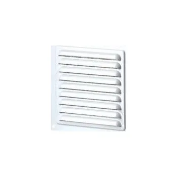 Komínová dvířka Komíny CZ Odvětrávací mřížka bílá 165x165 mm